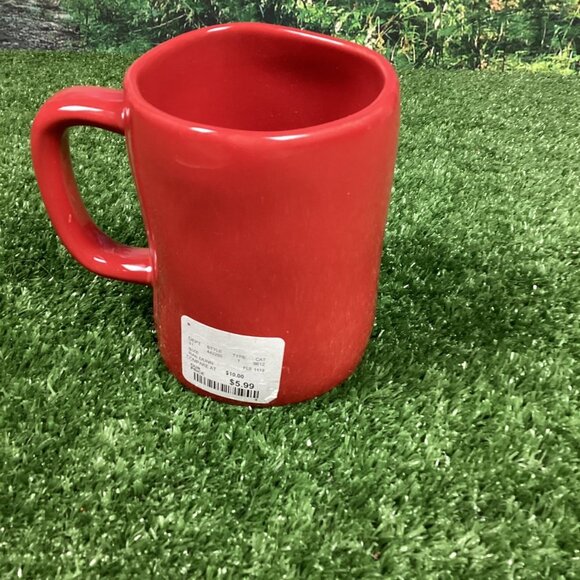 Rae Dunn Cocoa Mug Red New - Picture 3 of 7